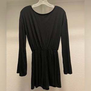 Lulus long sleeve black romper